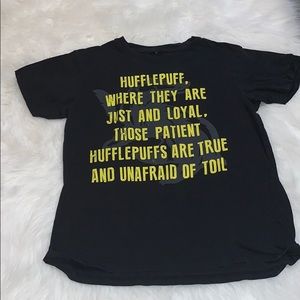 Black Hufflepuff T-shirt